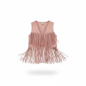 Fringed Pink Vest